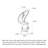 Modern Minimalist Abstract Resin Electroplated Sculpture Decoration With Marble Base-117171965