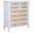 Coden 8-Drawer Chest Of Drawers White
