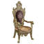 Chaise avec accoudoirs à dossier rembourré Fernish