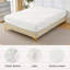 Protège-matelas imperméable ultrasonique Diamond Grid blanc taille T-119666448-123751498