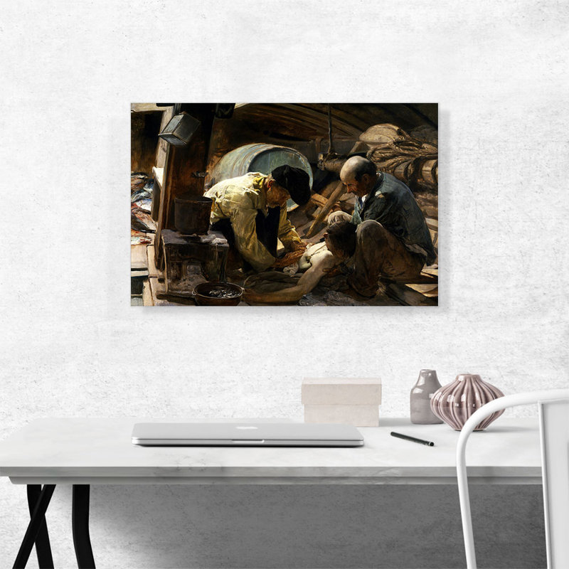 «And qu'ils ont toujours dit que le poisson est cher» par Joaquin Sorolla et Bastida, reproduction d'art sur toile tendue