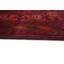 Tapis unique en laine noué à la main style Esari turque des années 2010 de 4 pi 2 po x 6 pi 8 po rouge Quartana