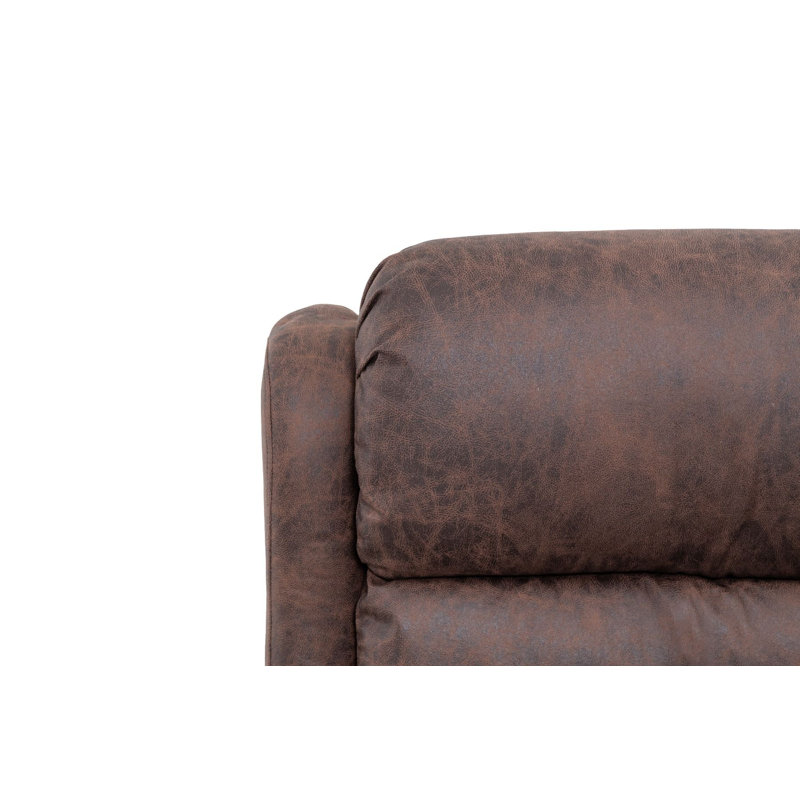 Clintonpark 82cm Wide Lift Assist Standard Recliner, Brown