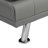 67 Inch Leather Multifunctional Office Sofa Bed with Coffee Table, Double Fold Design, Adjustable Postures-1643845037-1616410774