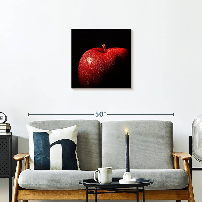 Yarlin Dewy Red Apple, 20" H x 20" W