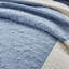 Courtepointe double / grand 7 pièces avec coussins décoratifs et taies décoratives européennes - bleu marine, motif à médaillon, bordure réversible de couleur unie, microfibre