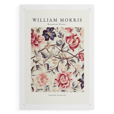 Imprimé floral rétro XXXIV - reproduction de toile seulement - non encadrée