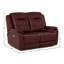 Valour 62" Leather Power Reclining Loveseat with USB Port, Garnet