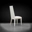Chaise d'appoint blanche Guthrun