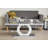 Scottsmoor Modern Halo High Gloss Statement Luxury Coffee Table-2065092014