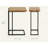 Oak Wood Side Table Large