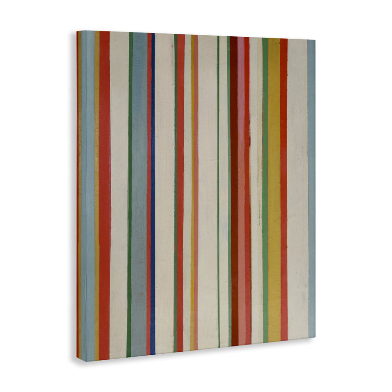 Linear Rustic Stripes Canvas Wall Art by Pippin Schupbach, 30" H x 24" W