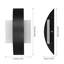Black Square Acrylic 24Cm LED Corridor Wall Sconces