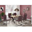 Sybil Extendable Metal Base Dining Table-658689125