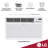 LG 9,800 BTU Through the Wall Air Conditioner, 230/208V, Cools up to 440 Sq. Ft.