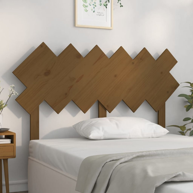 Arvilla Solid Wood Headboard, Double (4'6), Brown