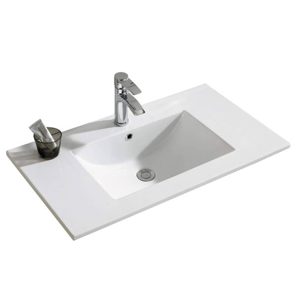 Kohler Spacity 30 In. Fireclay Vanity Top With Integrated Square Sink ...