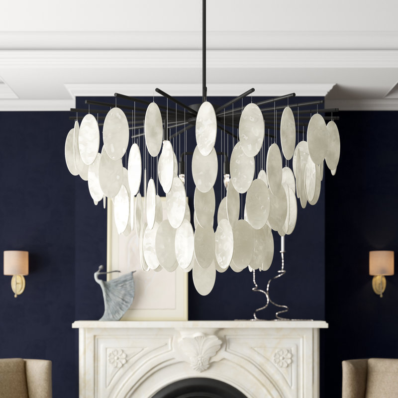 Tiffany 8 - Light Chandelier