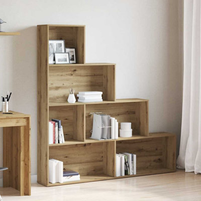 Wingfield 160cm H x 155cm W Geometric Bookcase