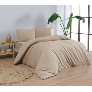 100% Cotton Jersey Knit Duvet Cover Set