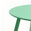 Table basse ronde en acier pour patio, grande table d'appoint extérieure résistante aux intempéries, l 27,5 po x P 27,5 po-974721253
