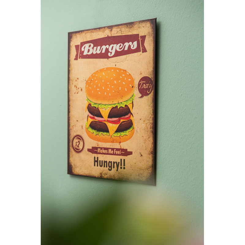 Burgers 1 Piece Wall Art