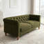 Canapé Chesterfield avec dossier capitonné et revêtement en polyuréthane-563166899