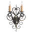 Kenneth 2 - Light Candle Wall Light-124931224-124931238