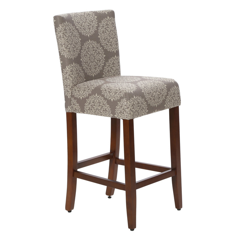Cocar Upholstered Counter & Bar Stool, Stone Medallion, Bar Stool (29" Seat Height)