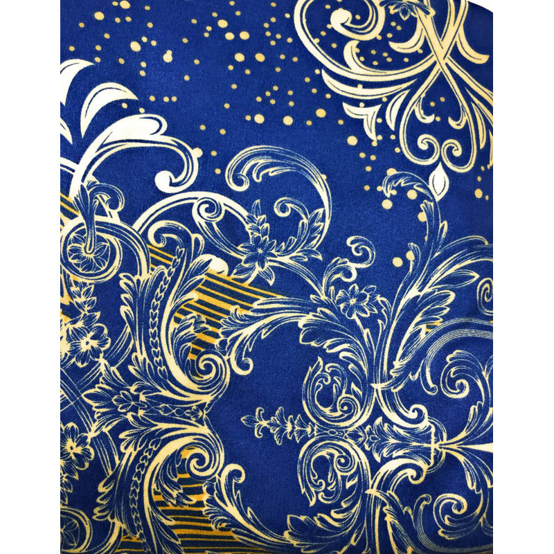 Damask Microfiber Sheet Set, Full Fitted Sheet with 2 Pillowcases