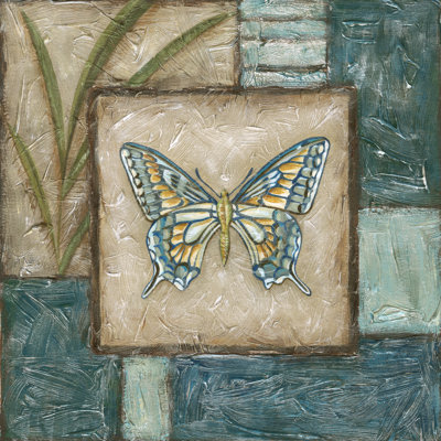 Large Butterfly Montage I by Chariklia Zarris - Wrapped Canvas Painting