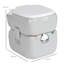 Lily Portable Toilet with Detachable Tanks for Camping, Grey