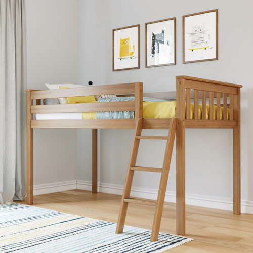 Harriet Bee Jefferies Kids Twin Loft Bed & Reviews | Wayfair