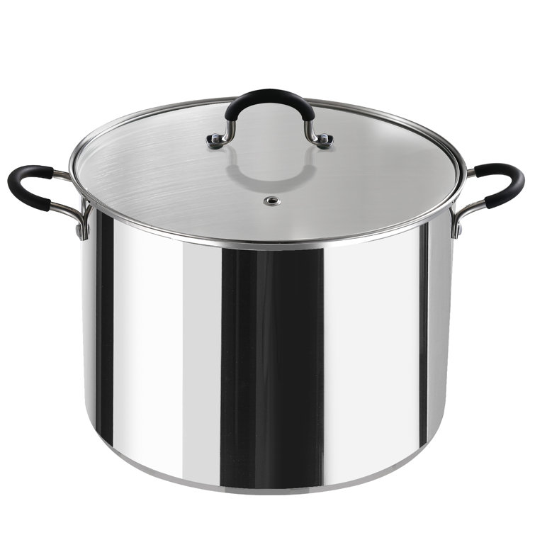 Cooks Standard Pasta Pot 18/10 Stainless Steel 12 Quart, Spaghetti Cooker  Steamer Stock Pot Multipots with Strainer Insert, Stainless Steel Lid