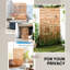 Paravent en métal 78 po x 48 po H 78 po x l 48 po