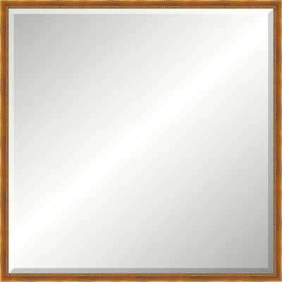 Antique Gold Beaded Mirror