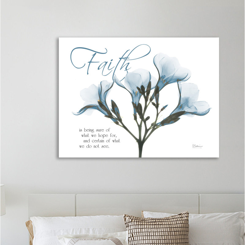 "Faith Oleandera56", toile tendue par Albert Koetsier, H 30 po x l 40 po x P 1,5 po