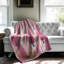 Jeté en pin rose 1 pièce Premium Sherpa-1351427342