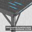 Pergola murale de terrasse avec toit en acier galvanisé incliné-123258202-123258209