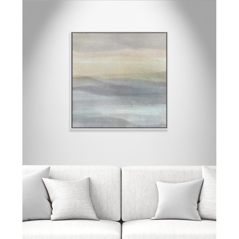 Finnian - reproduction de cadre flottant sur toile, L 31,5 po x H 31,5 po, Blanc