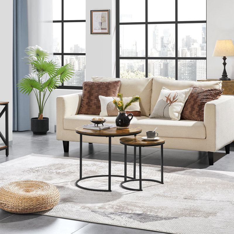 Alishka Coffee Table, Rustic Brown