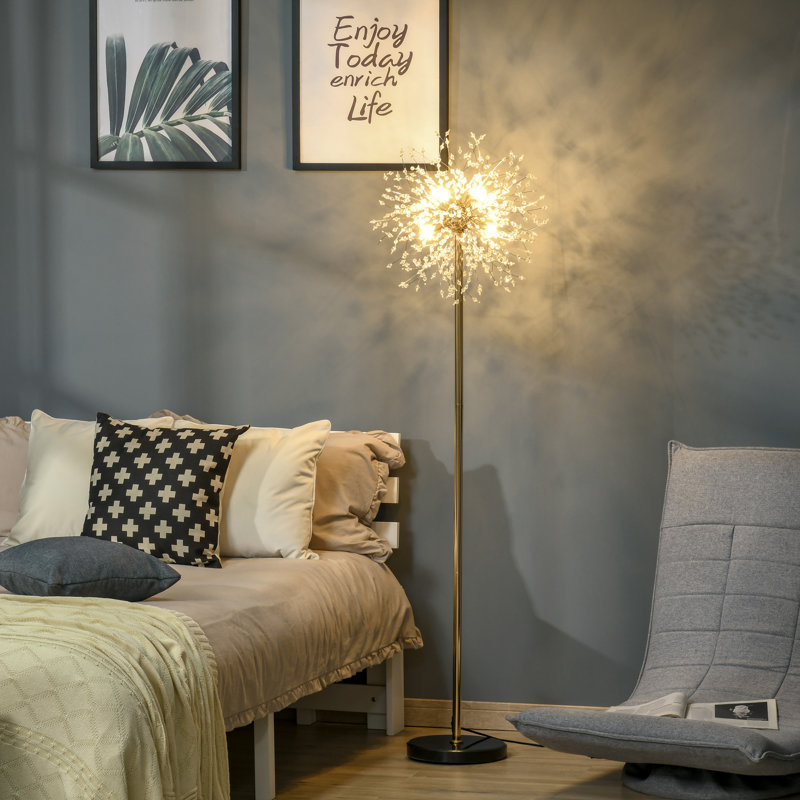 Saterfiel 160cm Gold/Black Floor Lamp