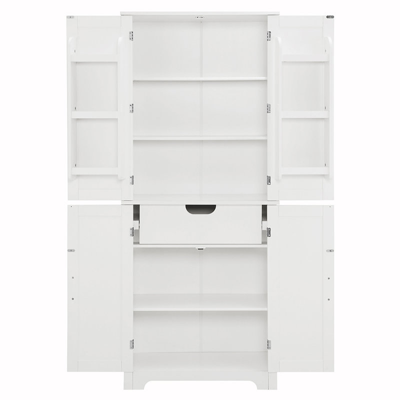 Armoires de rangement de salle de bain avec tablettes réglables pour la cuisine