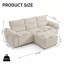 Canapé modulaire en L avec repose-pieds Boucle-2016639704-2016639709
