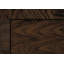 Table de chevet formelle traditionnelle à finition brun foncé de luxe avec 2 tiroirs décoratifs dorés et armoire de chevet 1pc