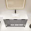 Meuble-lavabo autoportant de 48 po avec lavabo en résine-336640669