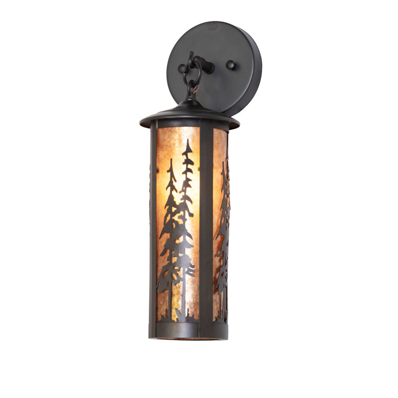 5" Wide Fulton Tall Pines Wall Sconce