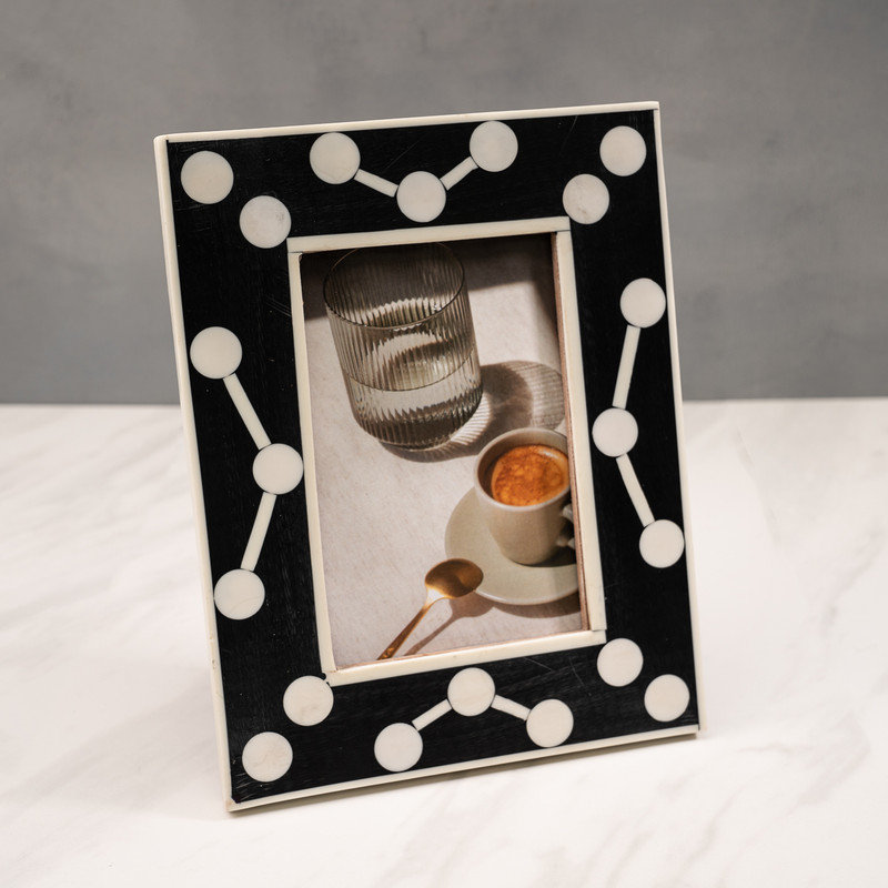 Black Bone Picture Frame, 5" x 7"