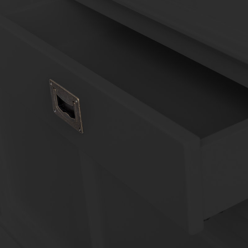 Analin Display Cabinet, Black