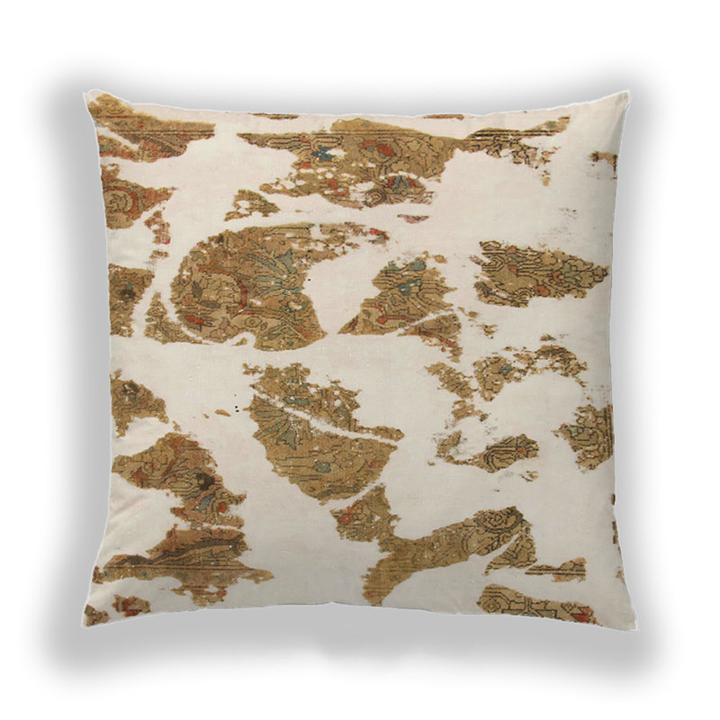 Abstract Throw Pillow, Microsuede